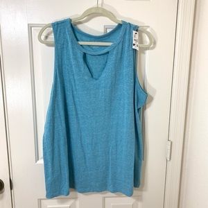 NWT AQUA BLUE LANE BRYANT TANK TOP 18/20